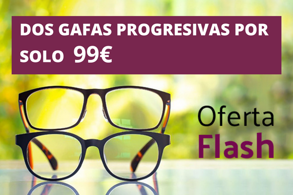 Escoge una montura de 80€ y llévate  gratis tus lentes progresivas